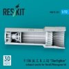 RESKIT RSU72-0315 F-104 (A, C, D, J, G) Starfighter exhaust nozzle for Revell/Monogram kit (3D Printed) 1/72